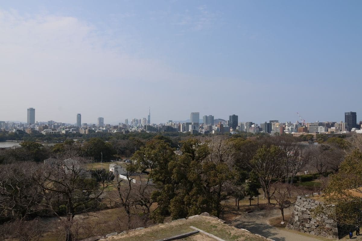 Fukuoka şehir manzarası